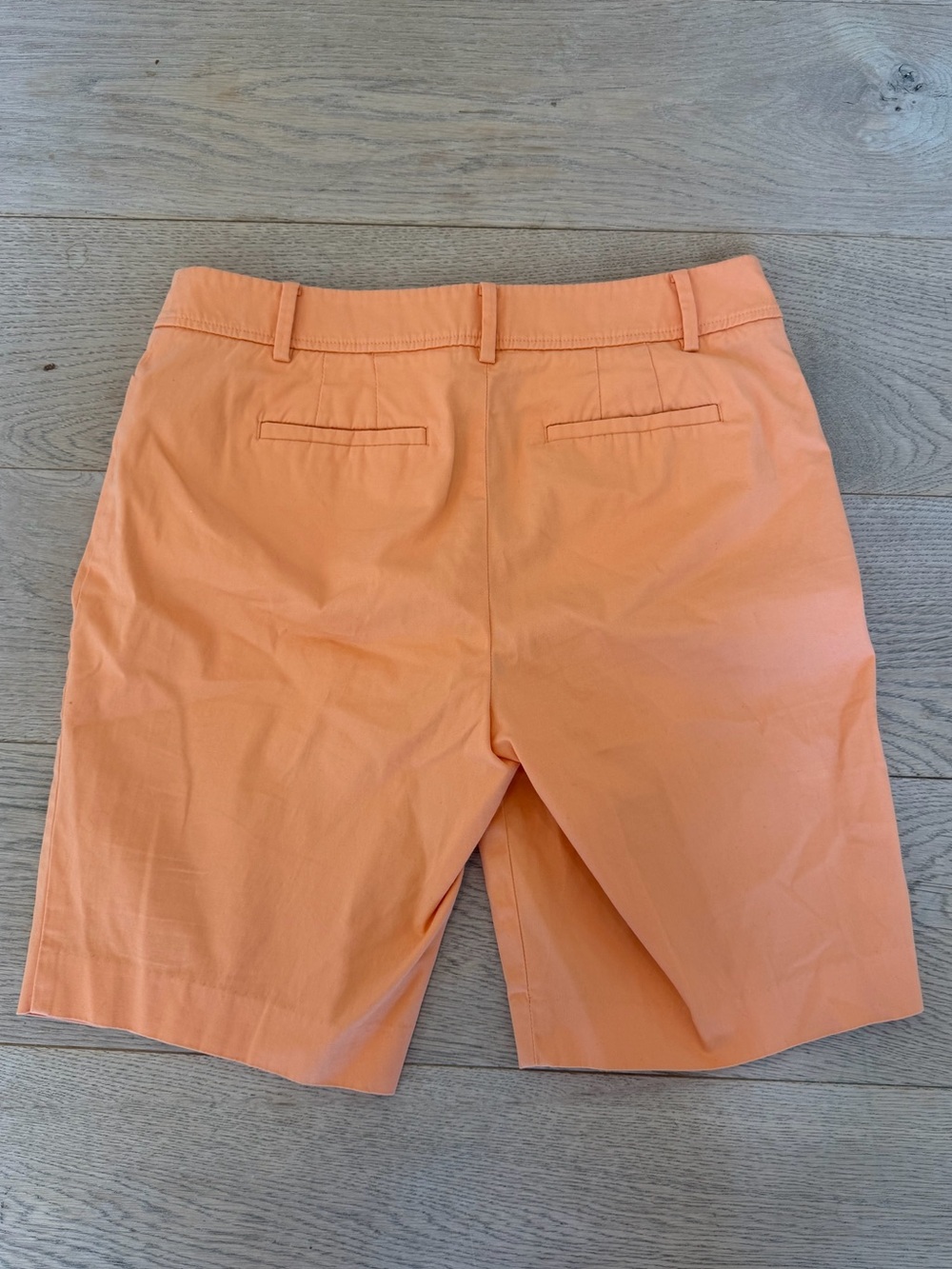 Talbots Perfect Shorts Peach Chino Flat Front Women’s Petite 8P - Picture 4 of 4